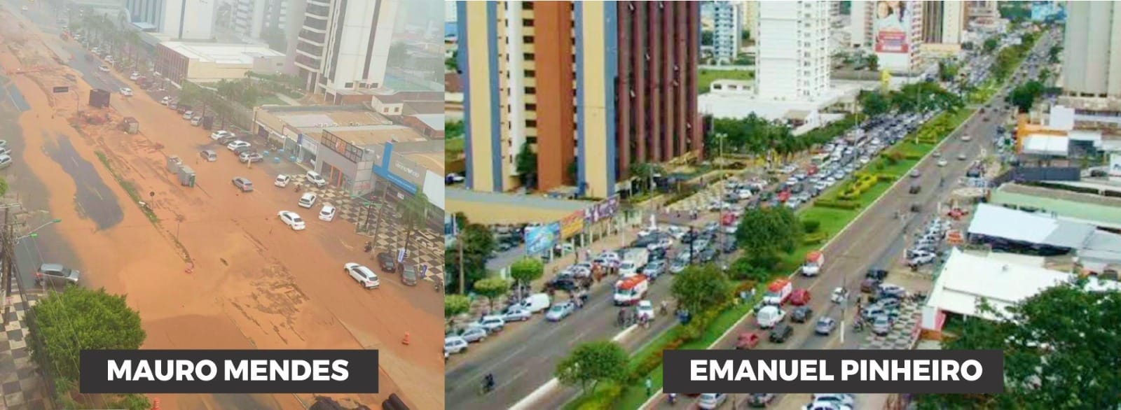 Avenida do CPA Reflete Diferença de Abordagem entre Governador e Prefeito