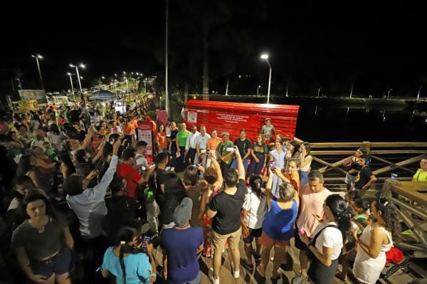 No Lago do Rota, Sorriso inaugura segundo Banco Vermelho