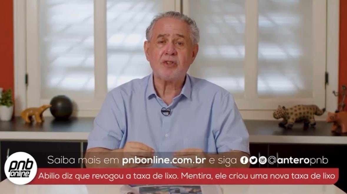 “Abílio mentiu para o povo: prometeu acabar com a taxa de lixo e criou outra”