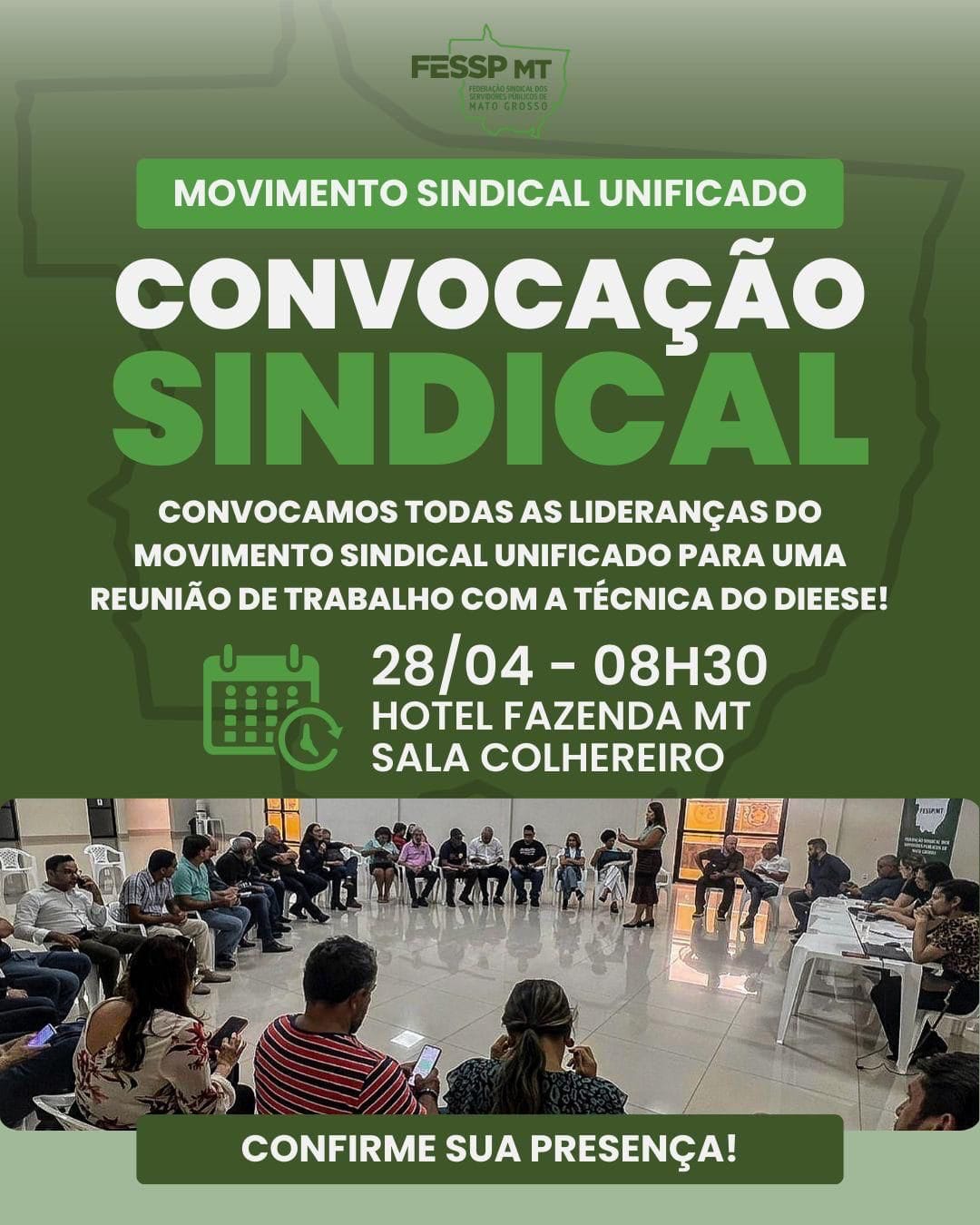 MOVIMENTO SINDICAL UNIFICADO CONVOCA LIDERANÇAS PARA GRANDE ENCONTRO COM O DIEESE: UNIR, FORTALECER E AVANÇAR!