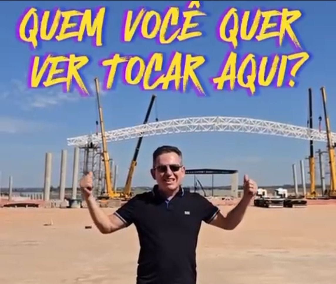 No videozinho de quinta, Mauro Mendes tenta enaltecer o “Parque da Vergonha” erguido para a elite com dinheiro do povo