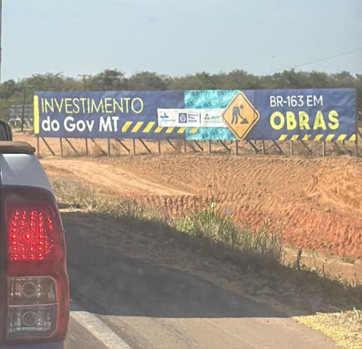 🚨 PROPAGANDA SELETIVA NA BR-163 — GOVERNO MENDES “ESQUECE” O BNDES E LULA 🚨
