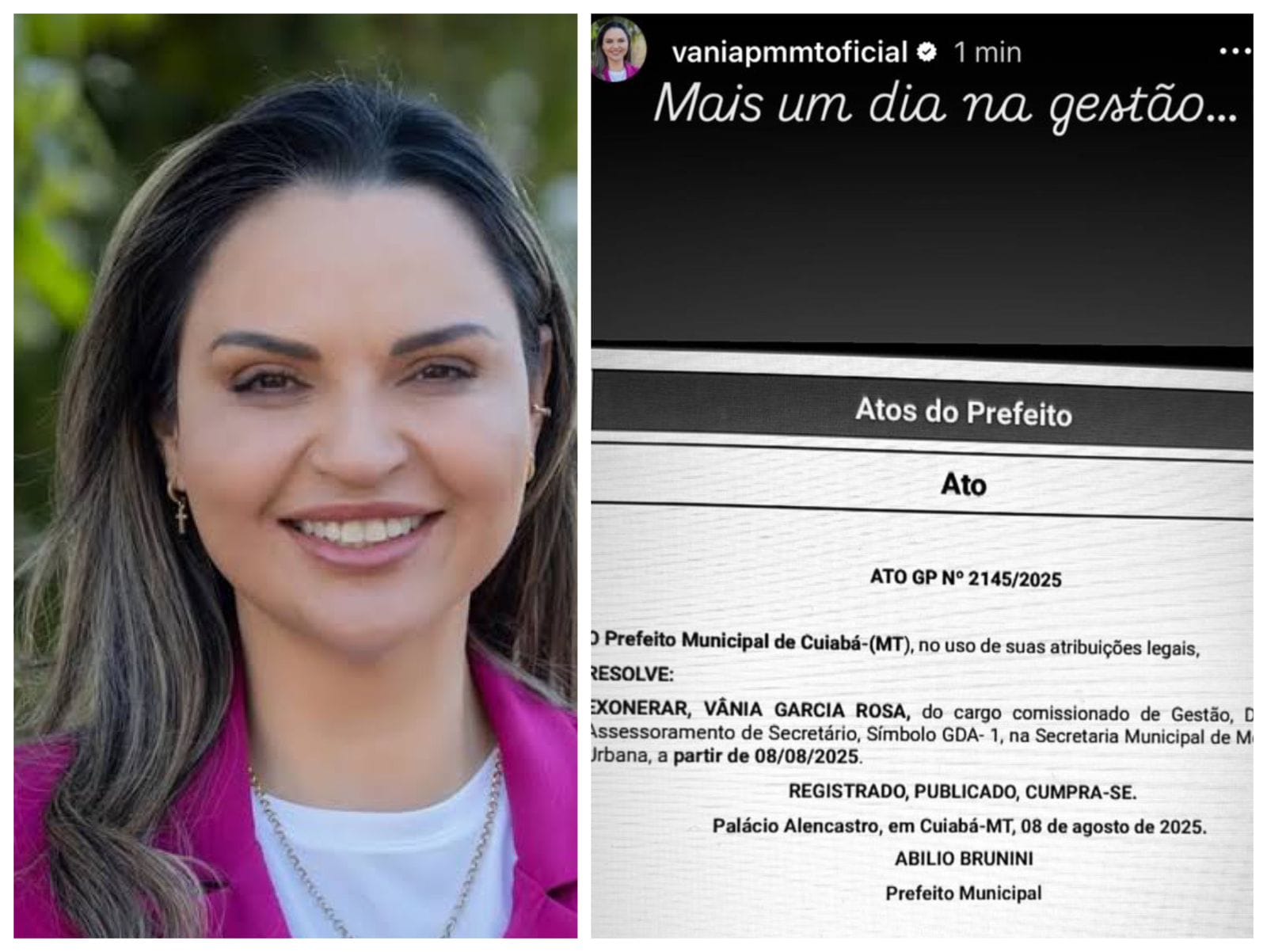 Depois de humilhar a vice, Abílio exonera Vânia Rosa em armação com Dilemário e crise dos radares