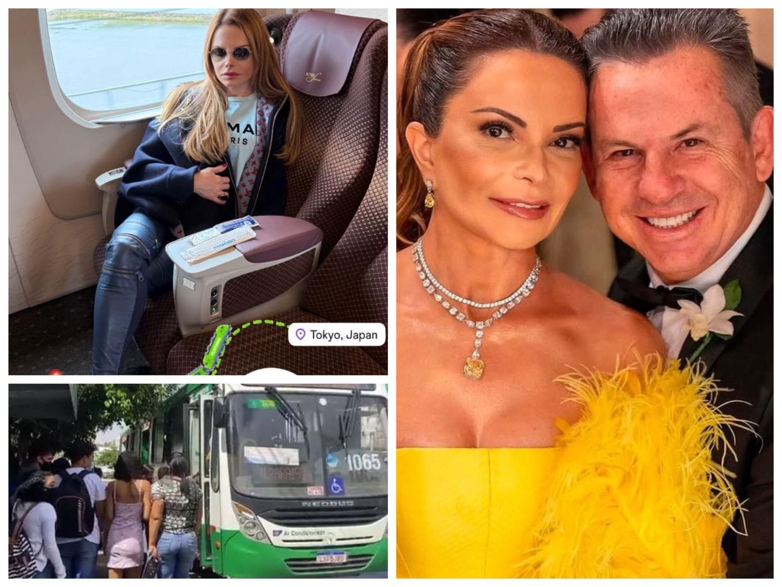 Luxo e conforto para o casal ostentação; fumaça e aperto para o povo de Cuiabá e Várzea Grande