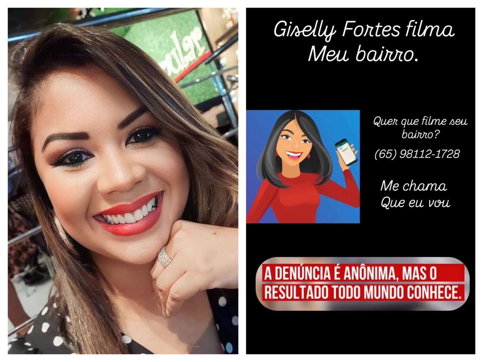 🚨 Giselly Fortes abre canal para moradores denunciarem problemas e cobrarem soluções da gestão Abílio Brunini