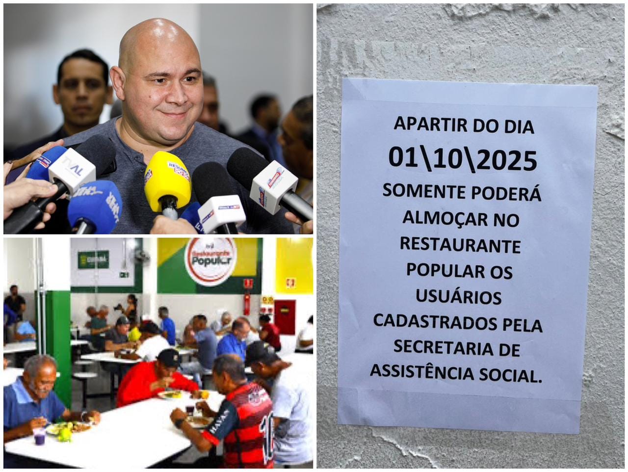 Almoço social agora só para cadastrados: gestão Abílio limita Restaurante Popular