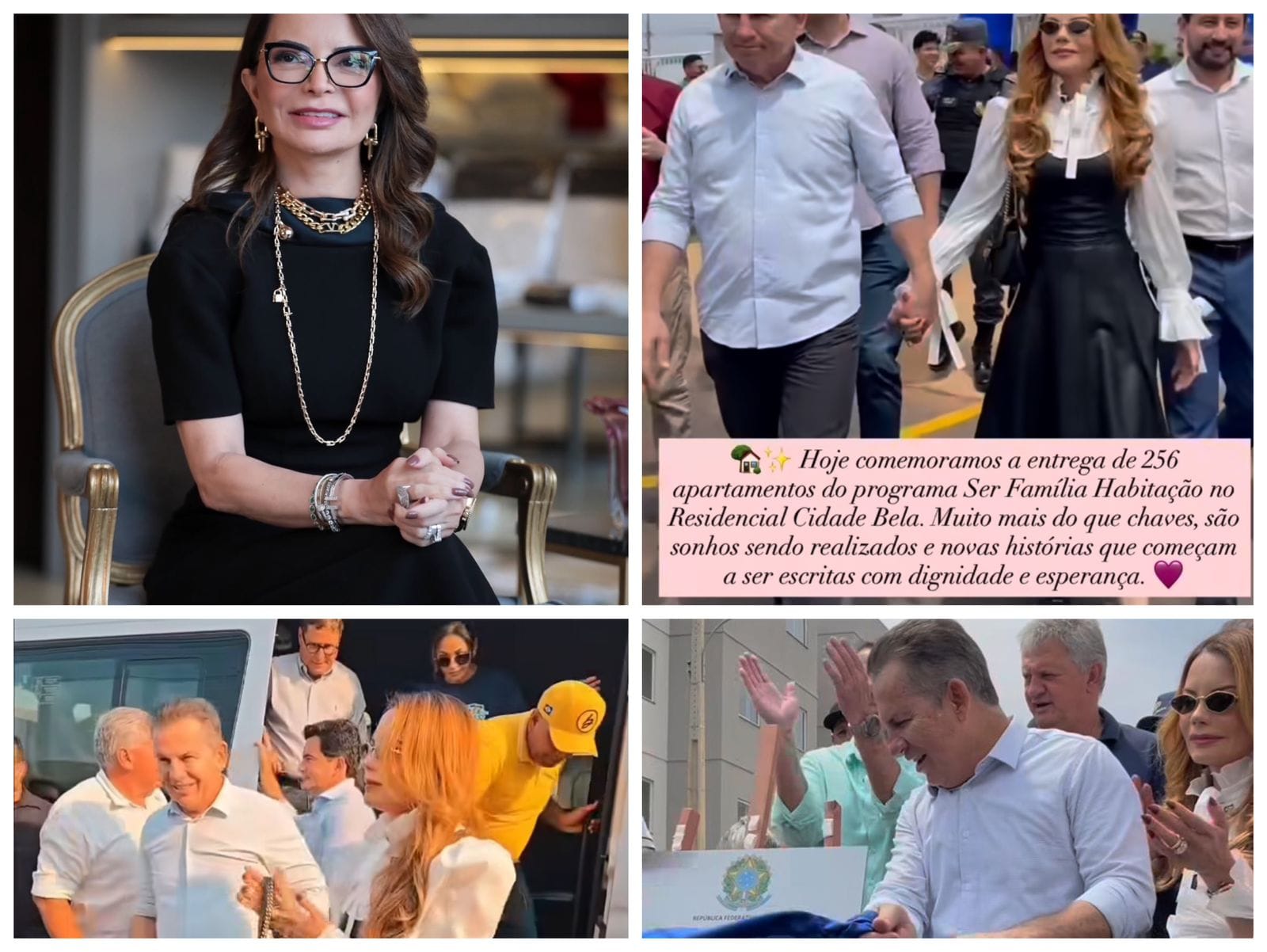 Virgínia Mendes, sempre cercada de muito luxo, esconde Lula e tenta se apropriar do Minha Casa Minha Vida em Nova Mutum