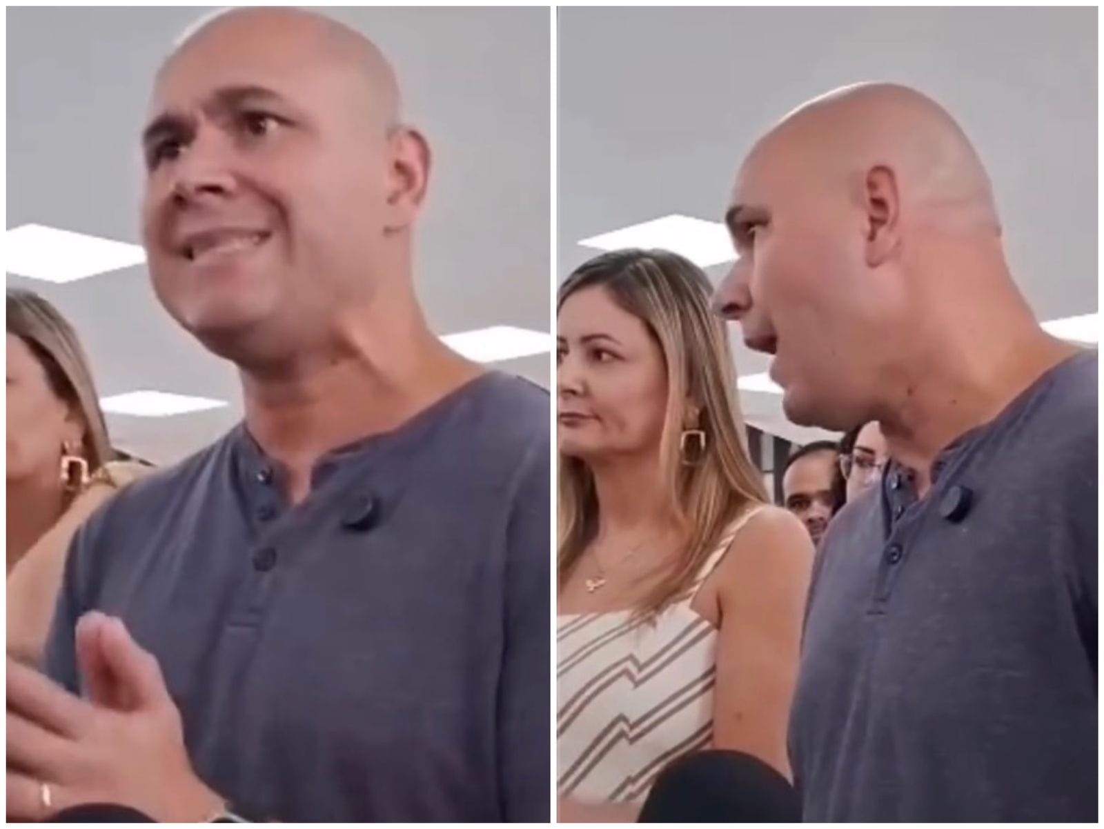 Com fala fina e nervosa, ameaças desequilibradas, Abílio volta a atacar servidores da saúde e promete terceirizar serviços que nem consegue pagar