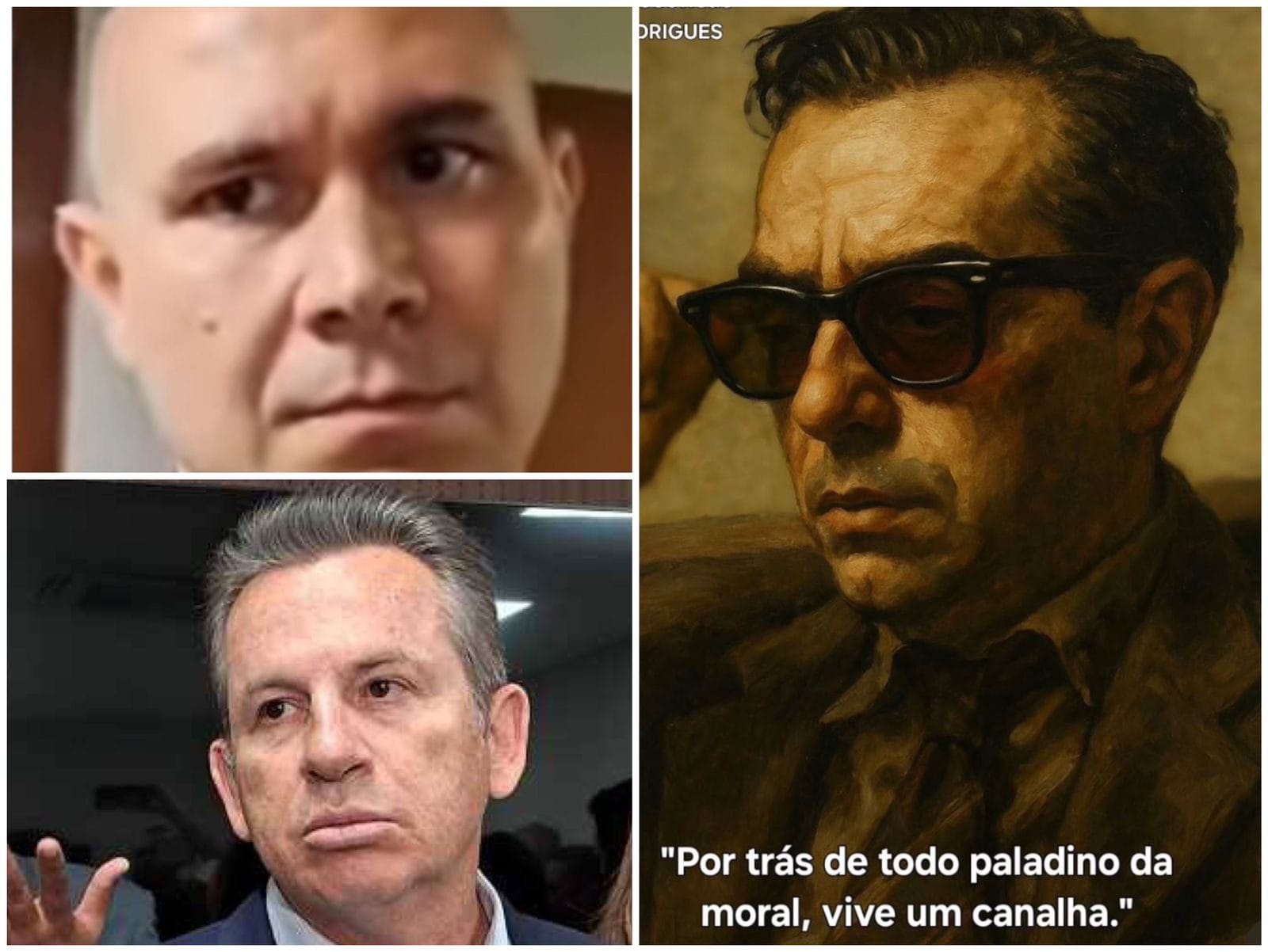“Por trás de todo paladino da moral, vive um canalha”: a frase de Nelson Rodrigues que parece escrita para Mauro Mendes, Abílio, Gallo e outros…