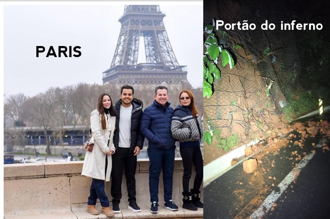 Portão do Inferno em colapso expõe abandono do governo enquanto Mauro Mendes passeia na Europa