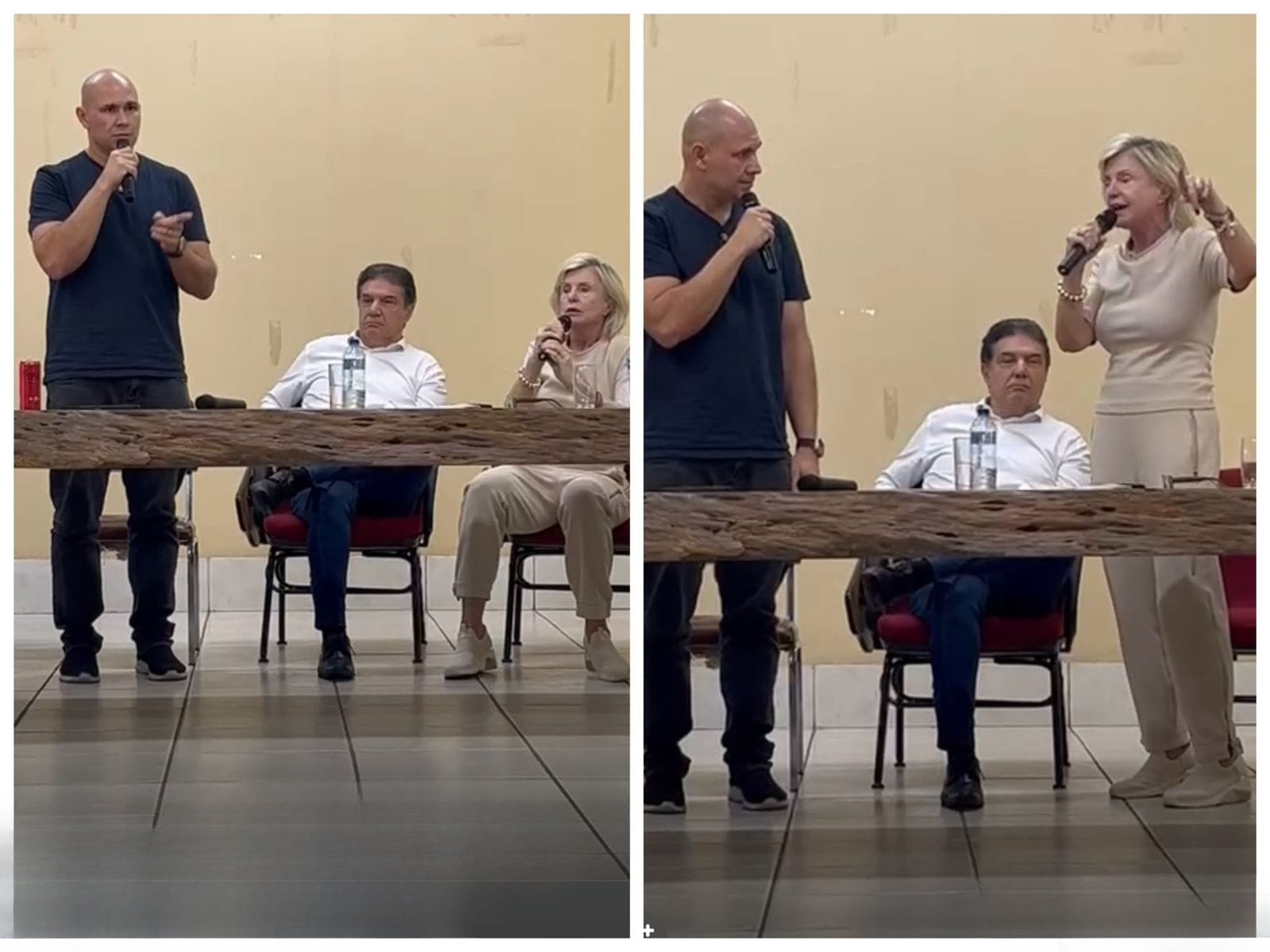 Buzetti deixa coletiva após ser atacada por Abilio: “Desrespeitada, não fantasma”