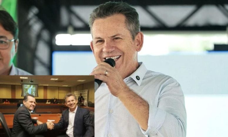 Ao atacar antecessores, Mauro Mendes ataca Silval Barbosa e chama Pedro Taques de inexperiente, mas omite relação empresarial passada com Silval