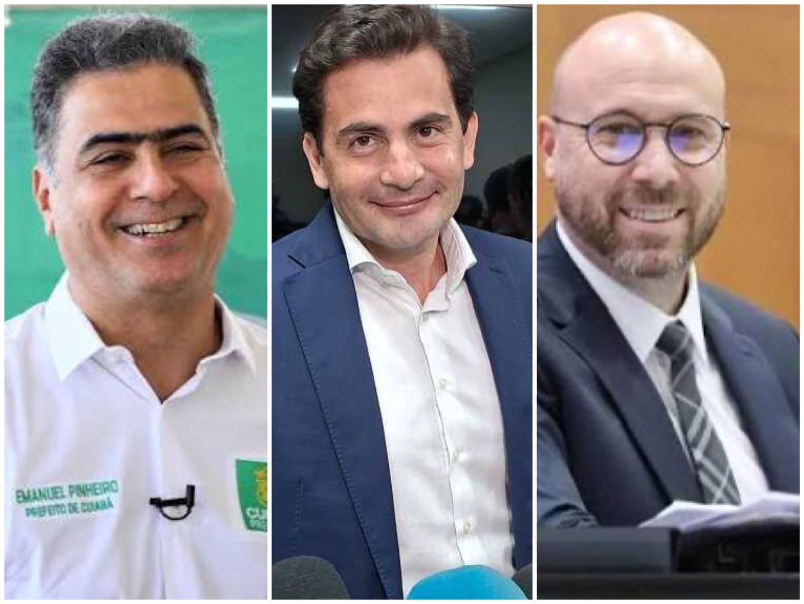 Conversa animada marca reencontro de Emanuel, Fabinho e Beto 2 a 1 em Poconé, longe dos olhos do governador Mauro Mendes