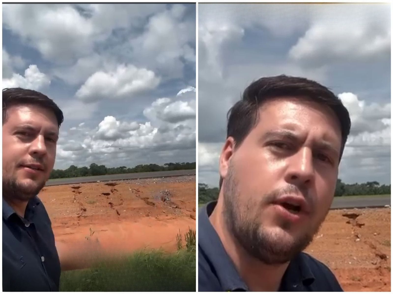 Trechos recém-entregues da BR-163 já apresentam problemas, e engenheiro mostra em vídeo falta de drenagem em obra bilionária
