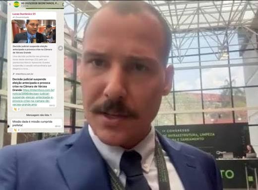 VEREADOR É ALVO DE DENÚNCIA APÓS CELEBRAR PUBLICAÇÃO DE MATÉRIA FALSA QUE ATINGE O LEGISLATIVO E JUDICIÁRIO: "MISSÃO DADA, MISSÃO CUMPRIDA"