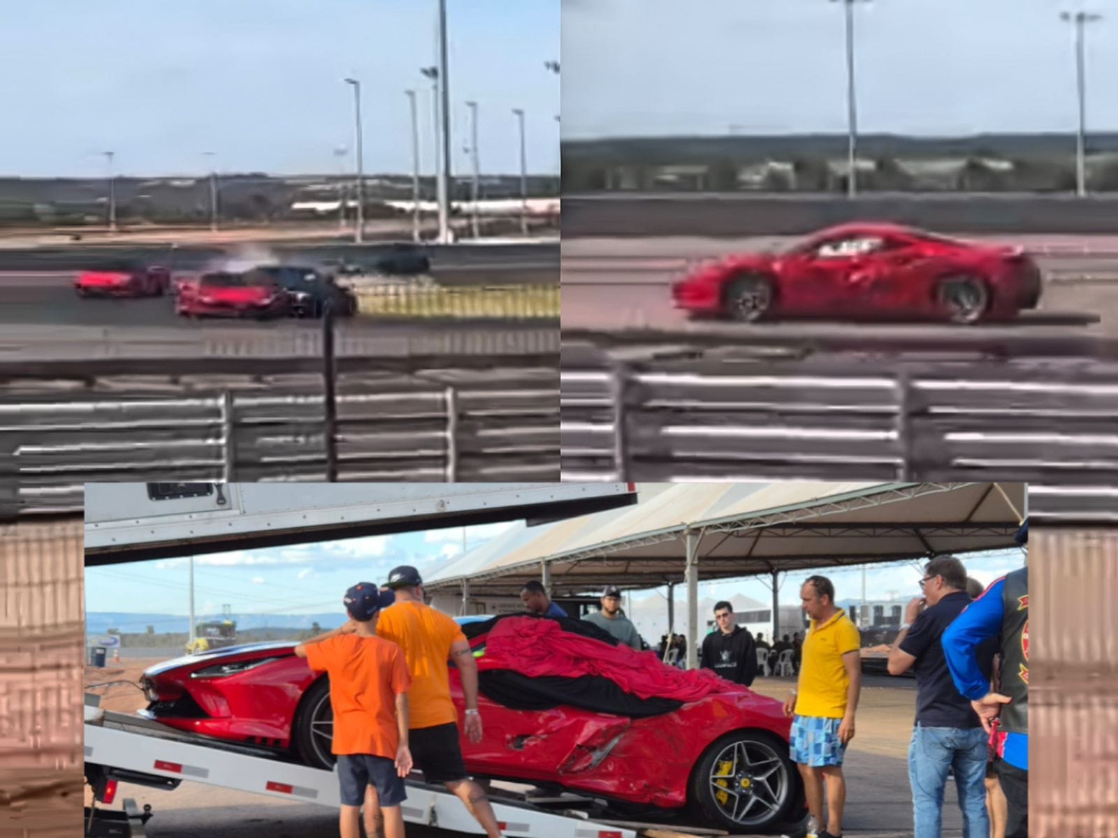 Escândalo no 'Parque dos Bilionários': Batida de Ferrari expõe autódromo do parque de R$ 3 bilhões como playground de filhinhos de papai enquanto Mato Grosso corta cestas básicas