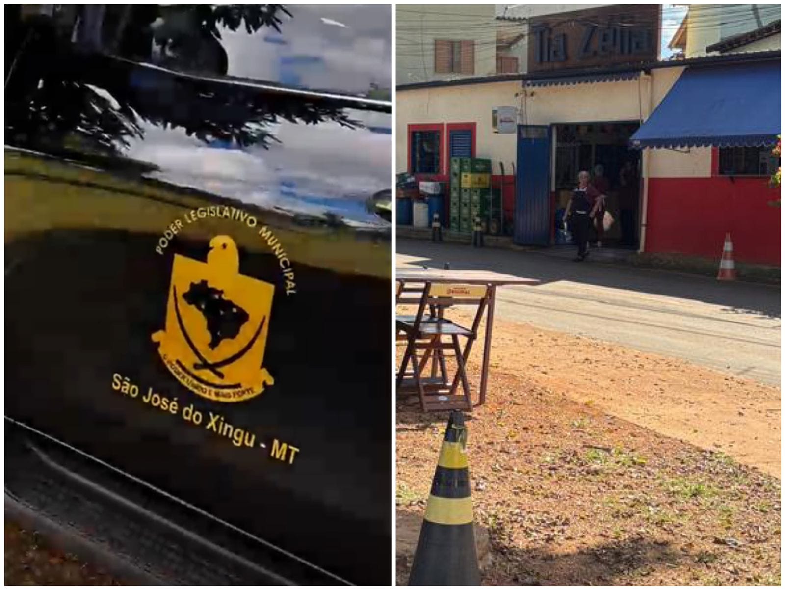VEÍCULO OFICIAL DA CÂMARA DE SÃO JOSÉ DO XINGU É FLAGRADO LIGADO E VAZIO POR HORAS EM RESTAURANTE DE BRASÍLIA; VEJA O VÍDEO