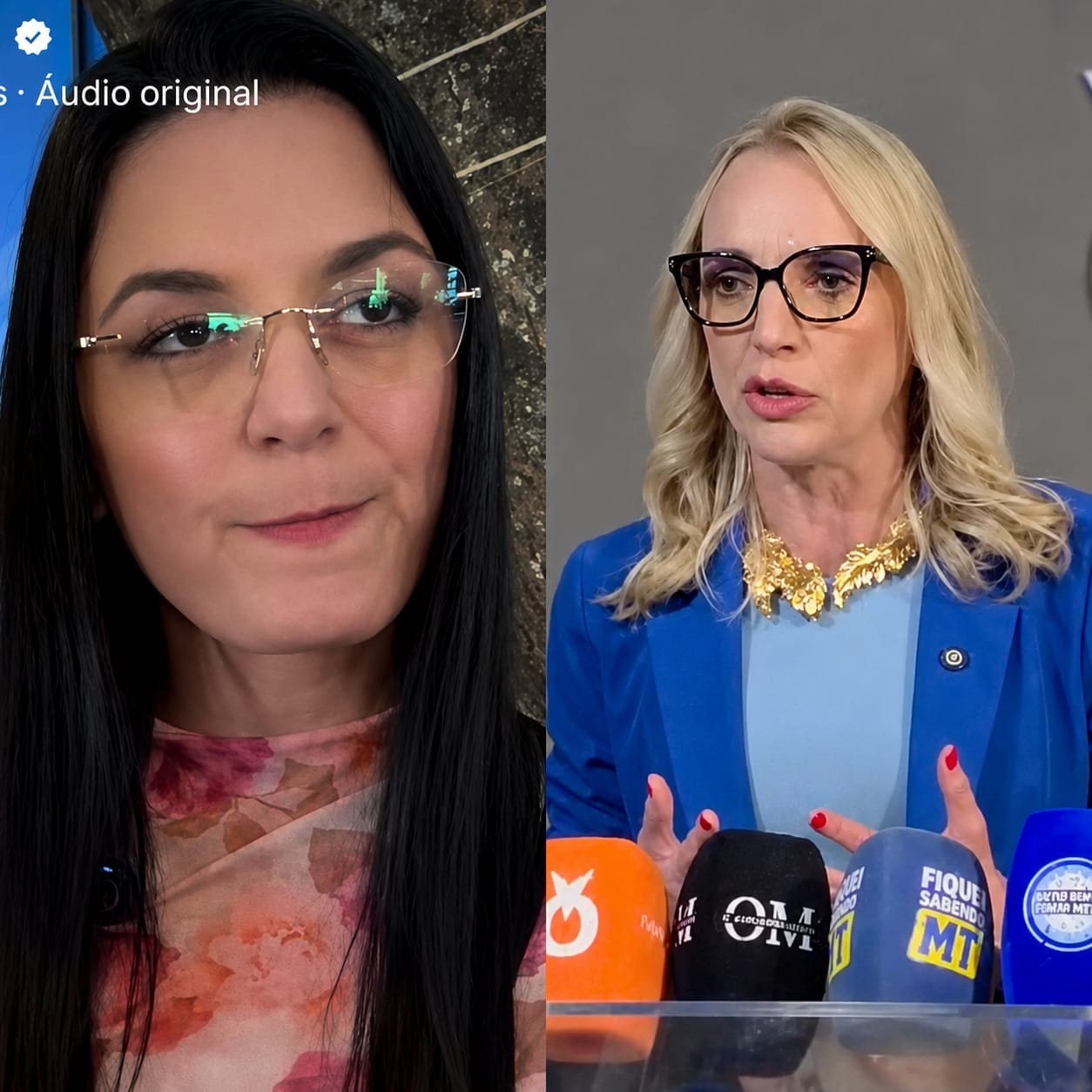 Samantha tenta usar pauta das mulheres e Katiuscia questiona: “Em quantas mulheres você vai votar?”