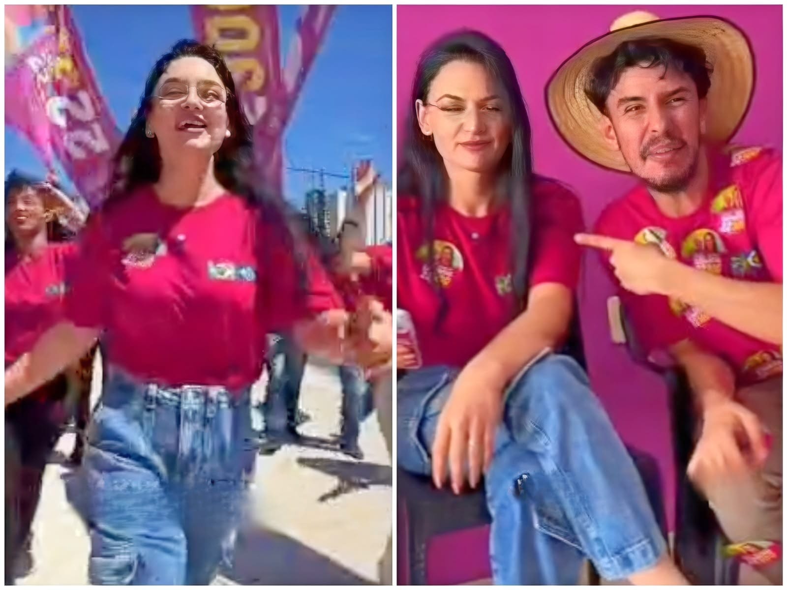 EVANGÉLICA E CONSERVADORA Samantha do Abilio embala campanha com ritmo de “Toma, toma, safadona”