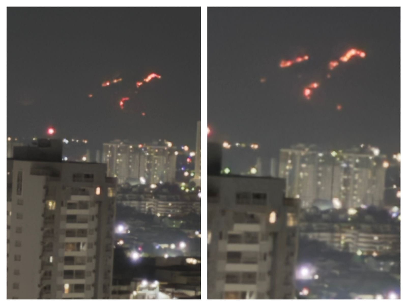 Incêndio atinge o Morro de Santo Antônio, cartão-postal e ponto de referência aérea em Mato Grosso
