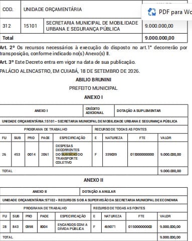 TRANSPORTE PÚBLICO Abilio tira R$ 9 milhões da dívida pública e reforça subsídio dos ônibus