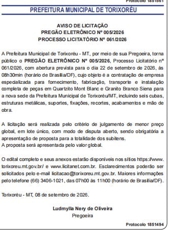 SEDE DE LUXO Prefeitura quer Quartzito Mont Blanc e Granito Branco Siena em nova sede