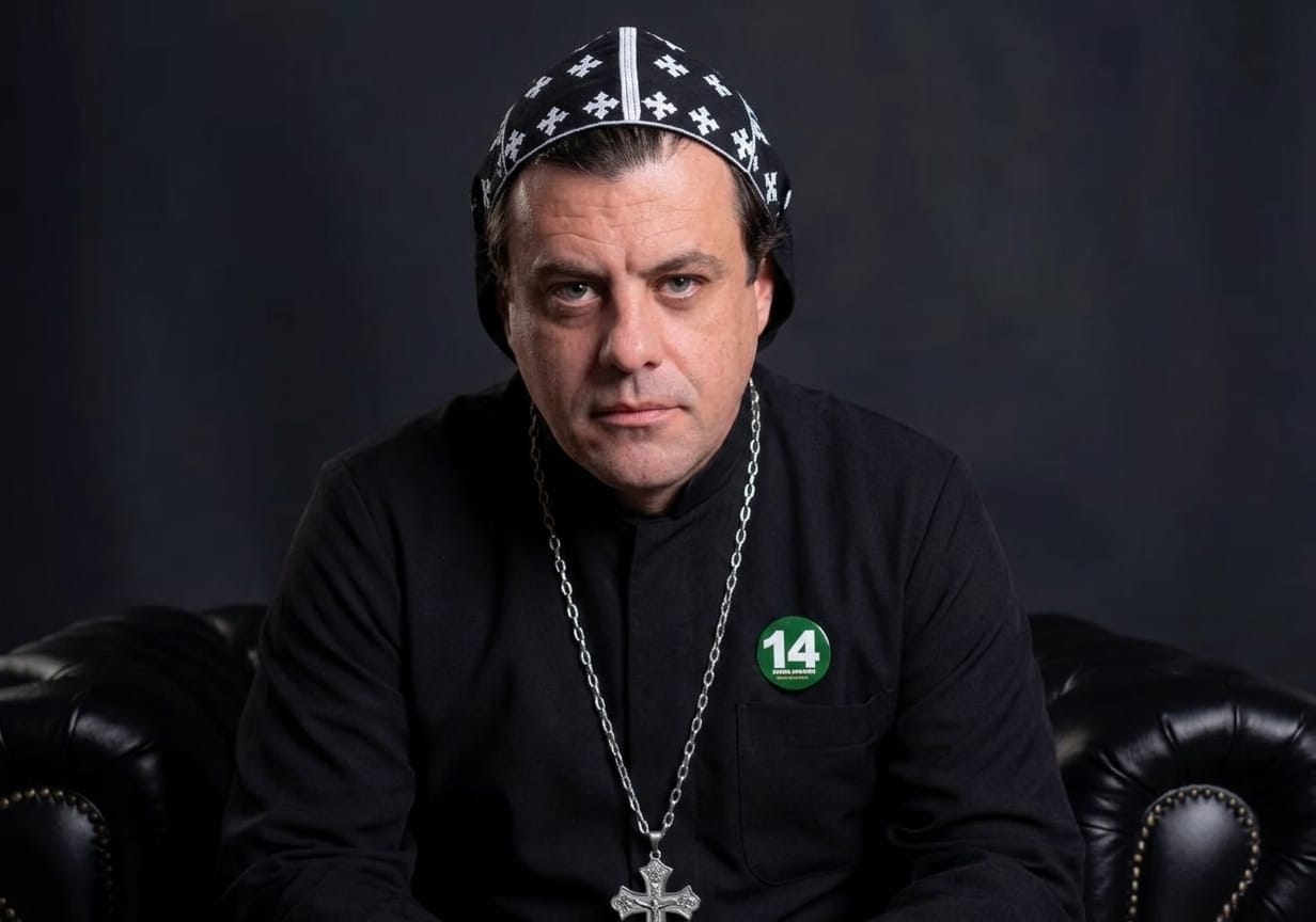 Montagens com “Padre Kelmon” viralizam e ironizam Rafael Millas como “candidato de aluguel”