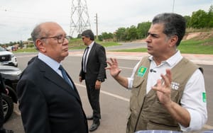 Prefeito apresenta Contorno Leste ao ministro Gilmar Mendes e a anuncia entrega da primeira etapa em dezembro