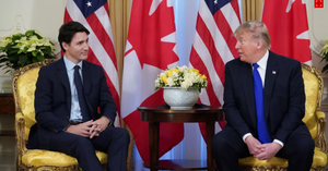 Trump janta com primeiro-ministro canadense, Justin Trudeau, em Mar-a-Lago