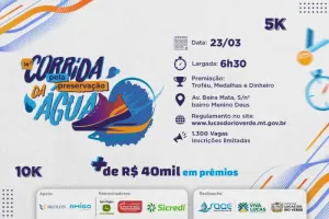 Inscrições para Corrida Pela Preservação da Água abrirão no dia 30 de janeiro