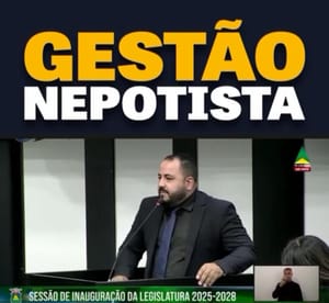 Vereador Jeferson Denuncia Nepotismo e Expõe Contradição Moral de Abílio