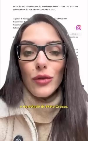 Janaína Riva detona governador Mauro Mendes por plano de expropriação de terras: “É o Brasil trocando justiça por um GPS desatualizado”