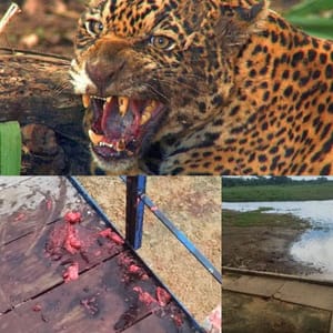 Tragédia no Pantanal: Onça ataca e devora caseiro em área de pesca no Touro Morto