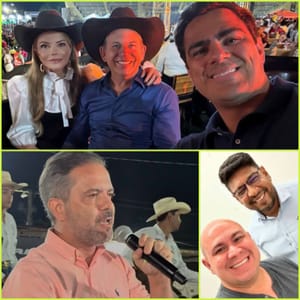 R$ 4,5 milhões na “Semana do Cavalo”: Mauro Mendes, Virgínia e Paulo Araújo transformam evento equestre em palco de ostentação, selfie e dança — pago com dinheiro público.