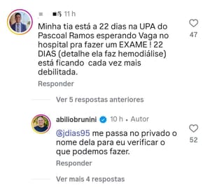 Prefeito do Instagram: Abílio vira pronto-socorro digital enquanto pacientes agonizam por vaga há mais de 20 dias