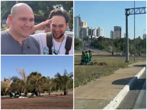 Recorde mundial: LIMPURB leva 2 semanas pra plantar 6 árvores e ainda não terminou.