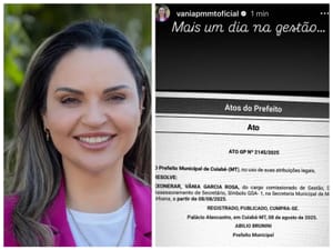 Depois de humilhar a vice, Abílio exonera Vânia Rosa em armação com Dilemário e crise dos radares