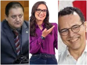 Os lanternas do orçamento: Lúdio Cabral R$ 250 mil, Janaína Riva R$ 2,9 mi e Sebastião Rezende R$ 4,4 mi foram os que menos empenharam em 2024