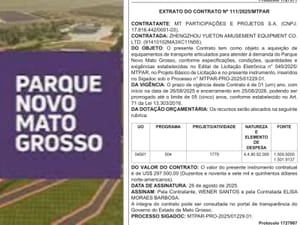 Licitação de US$ 297,5 mil no “Parque dos Bilionários” causa espanto em MT