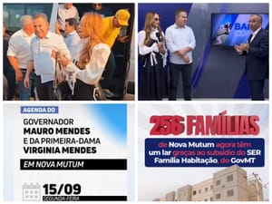 Mauro Mendes tenta se apropriar do Minha Casa Minha Vida em Nova Mutum e leva puxão de orelha do Ministro Fávaro