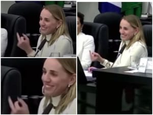 Vereadora transforma Câmara em “Casa dos Horrores 2.0” e faz gesto obsceno em plena sessão, expondo o fundo do poço da política cuiabana