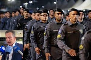 Mauro Mendes se irrita e enrola sobre novos policiais: “Cuidado com gastos” e nenhum compromisso com reforço na segurança