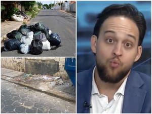 Wellaton naufraga no próprio lixo: Cuiabá fede à inoperância - Cuiabá está suja.