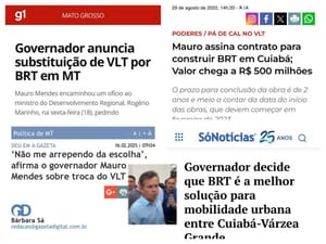 Mauro Mendes volta a defender o “Parque dos Bilionários” — o mesmo governador que disse que BRT era melhor que VLT e vendeu os vagões de Cuiabá e Várzea Grande para a Bahia