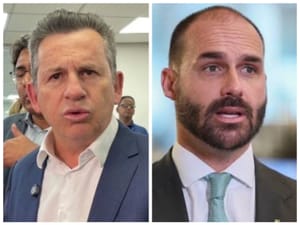 Mauro Mendes ameaça pular do barco bolsonarista quando começa a afundar — e ainda chama Eduardo Bolsonaro de louco: oportunismo clássico do governador.