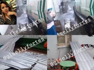 Hospital Infantil de Cuiabá alaga na primeira chuva e expõe desastre da gestão Abílio; influencer Giselly Fortes denuncia obra de péssima qualidade