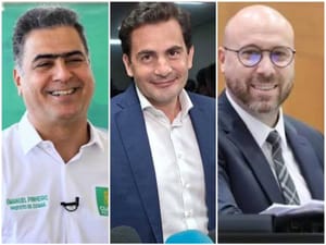 Conversa animada marca reencontro de Emanuel, Fabinho e Beto 2 a 1 em Poconé, longe dos olhos do governador Mauro Mendes