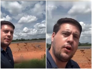 Trechos recém-entregues da BR-163 já apresentam problemas, e engenheiro mostra em vídeo falta de drenagem em obra bilionária