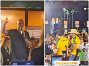 Abílio estraga a festa, é vaiado na Praça Popular e povo clama: "Volta, Emanuel!"