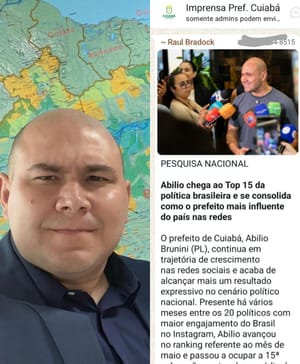 BOLHA DIGITAL - Abilio comemora curtidas enquanto Cuiabá cobra resultados e obras